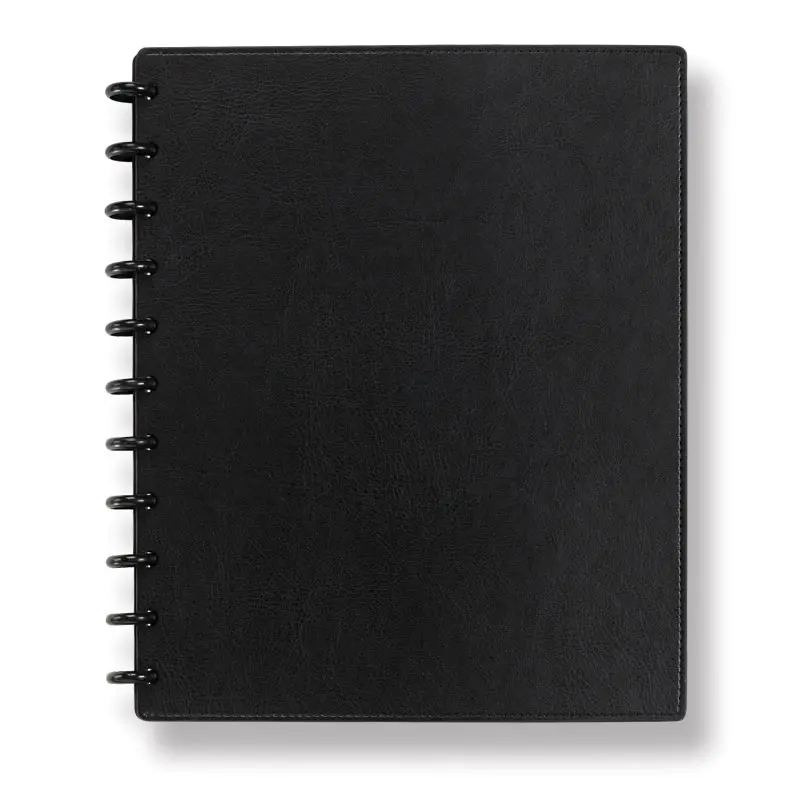 Circa Smooth Sliver Discbound Notebook With Pockets 20
