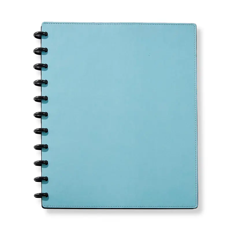 Circa Smooth Sliver Discbound Notebook With Pockets 3