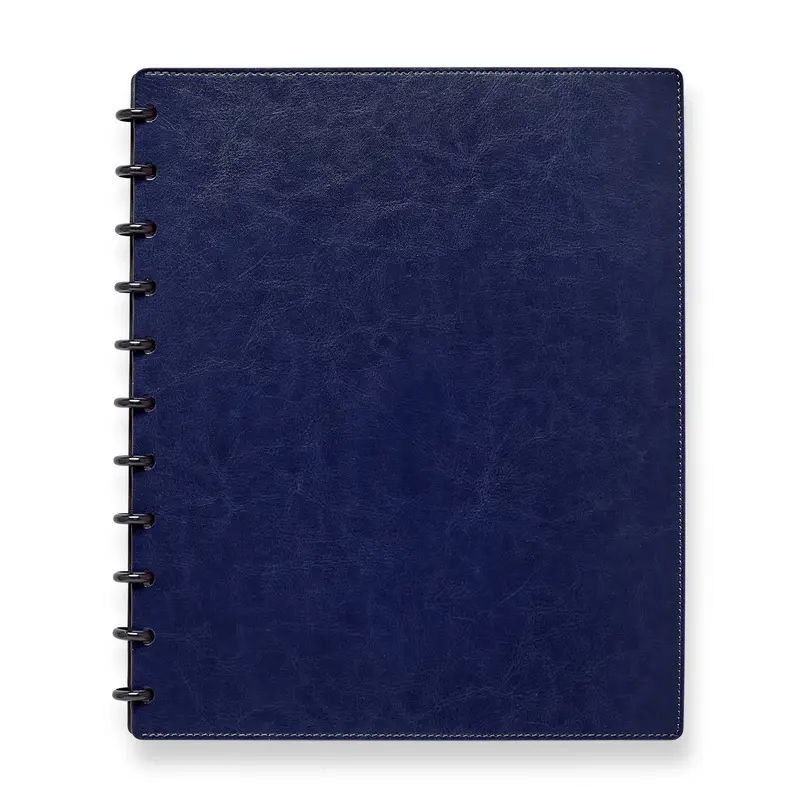 Circa Smooth Sliver Discbound Notebook With Pockets 6