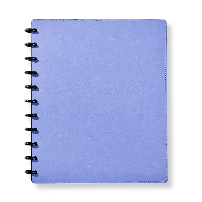 Circa Smooth Sliver Discbound Notebook With Pockets 6