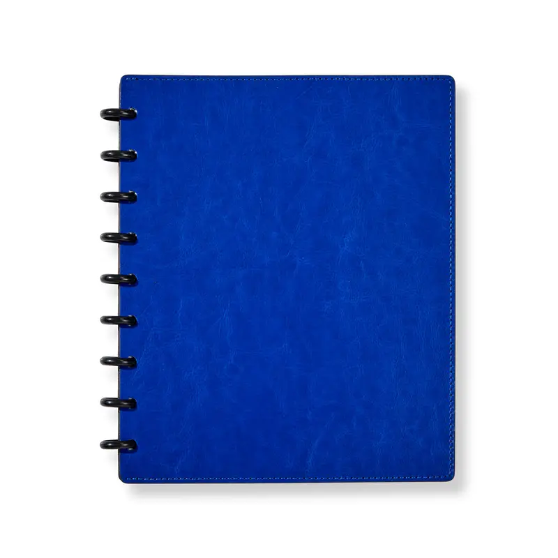 Circa Smooth Sliver Discbound Notebook With Pockets 8