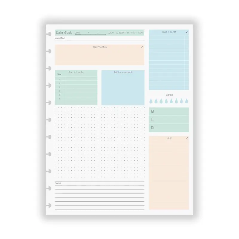 Circa Special Request Daily Goals Refill (100 Sheets) 3