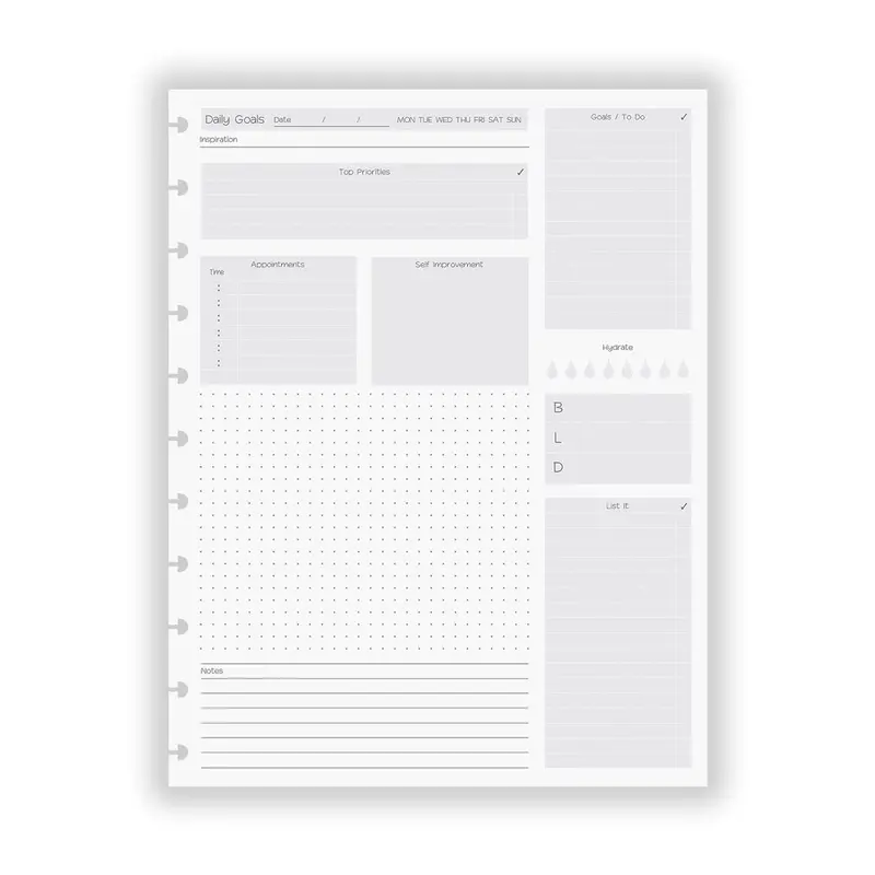 Circa Special Request Daily Goals Refill (100 Sheets) 4