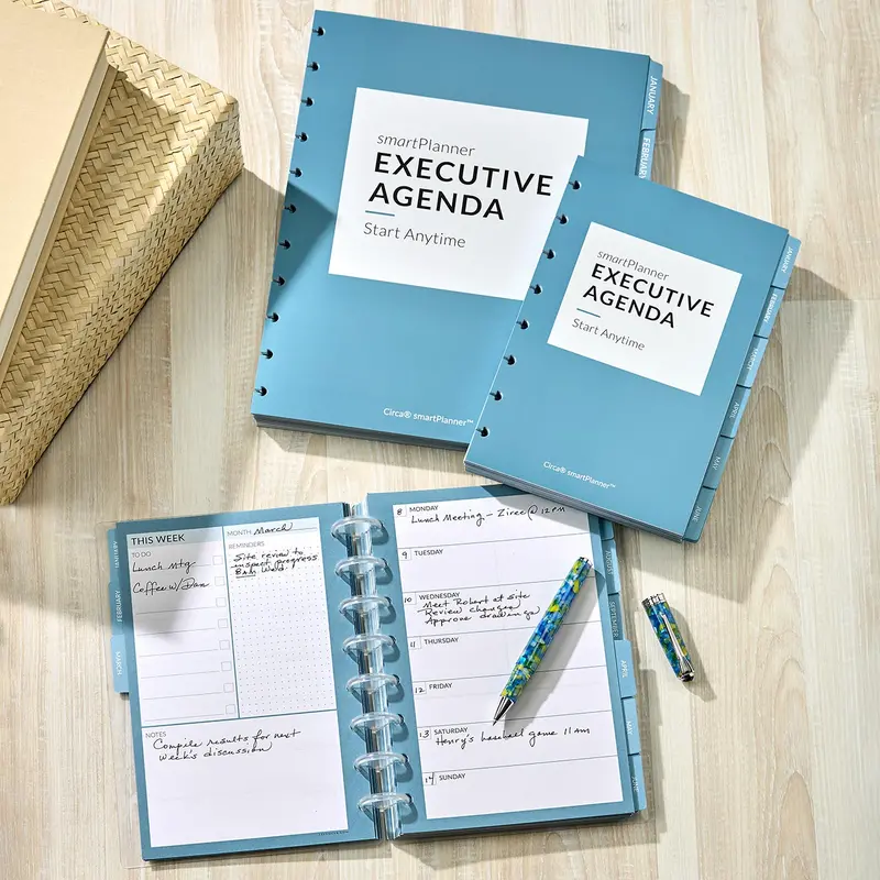 Circa Start-Anytime Executive Agenda Refill 2