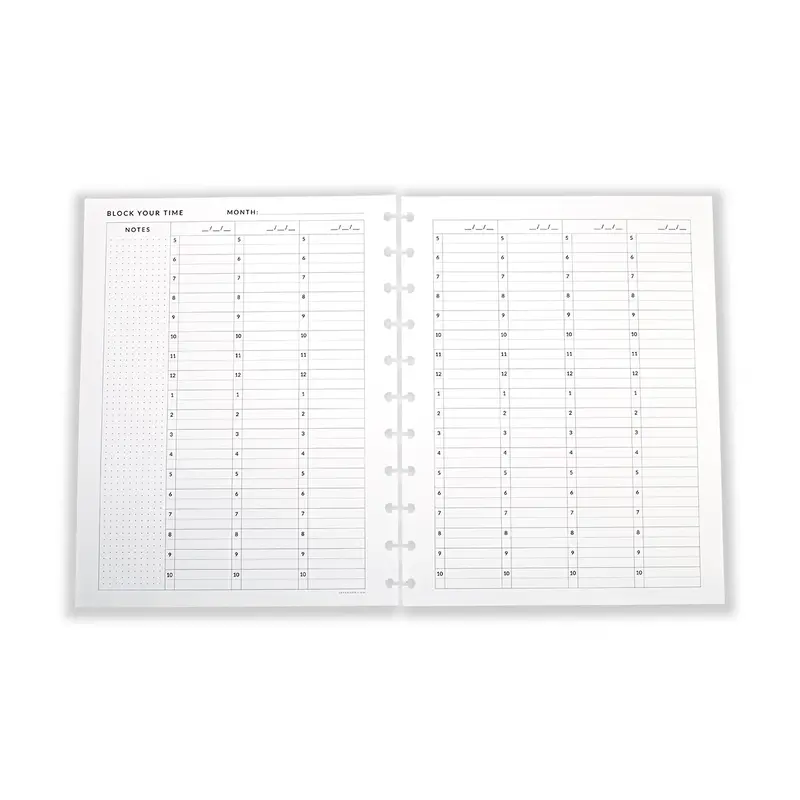 Circa Time Tracker Refill (50 Sheets) 1