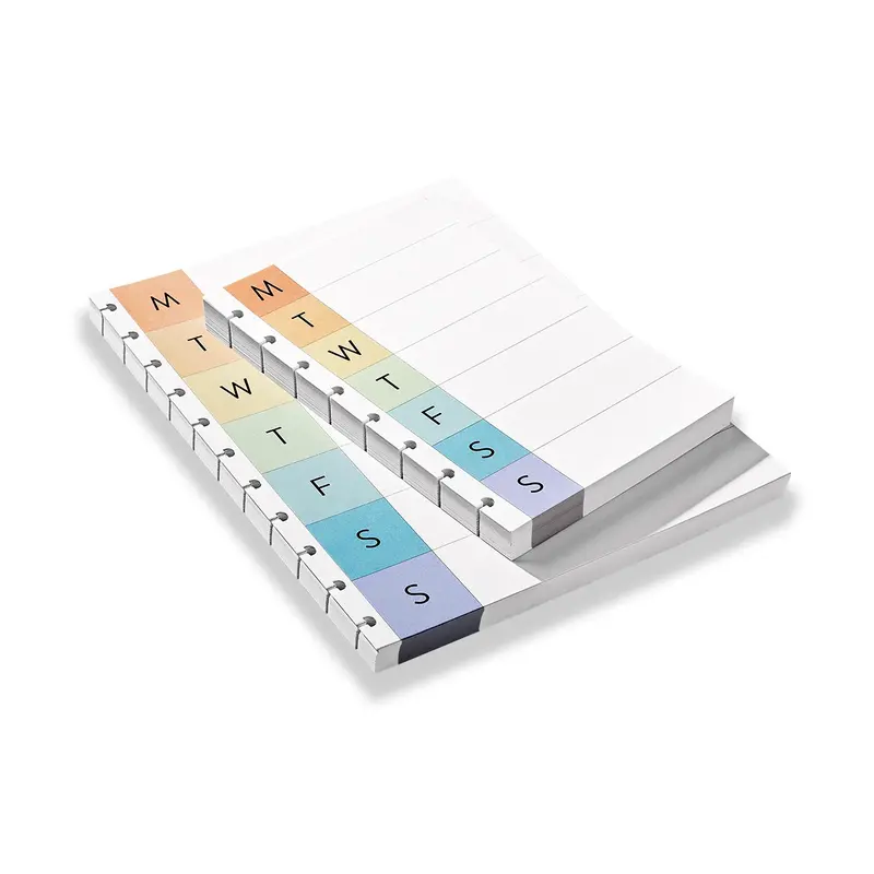 Circa Vibrant Weekly Calendar Discbound Refill (100 Sheets) 1