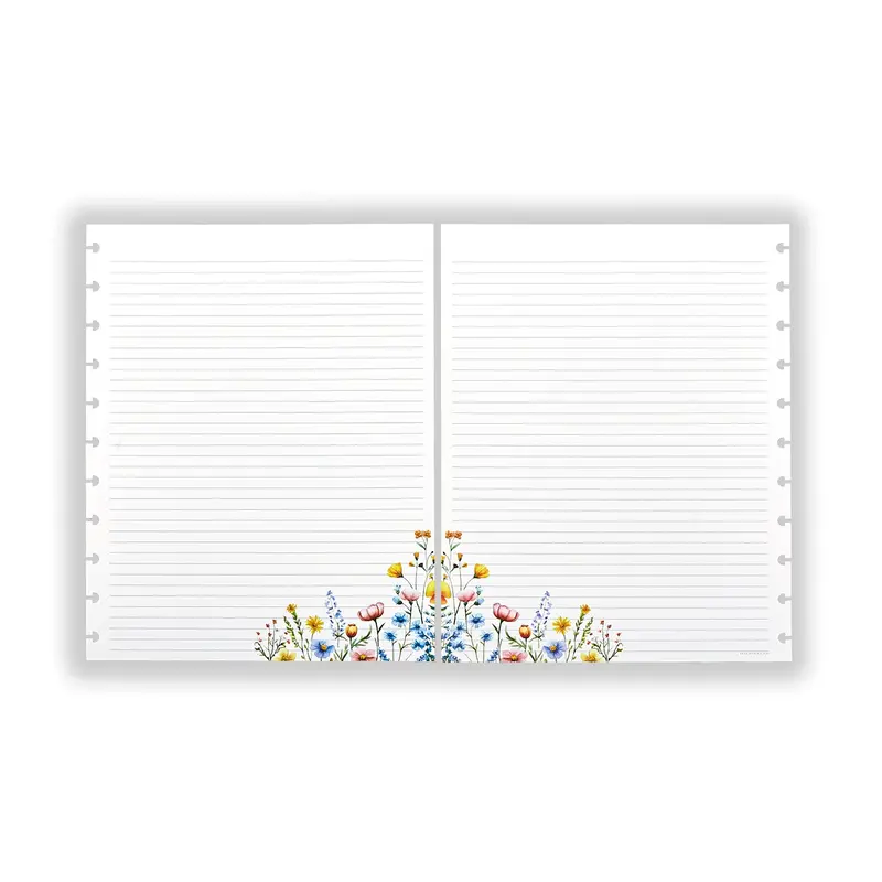 Circa Wildflowers Ruled Discbound Refill (50 Sheets) 2