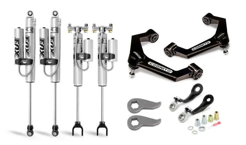 Cognito 3" Premier Leveling Kit With Fox Psrr 2.0 Shocks For 2020-2025 Silverado/Sierra 2500/3500 (2Wd/4Wd) 1
