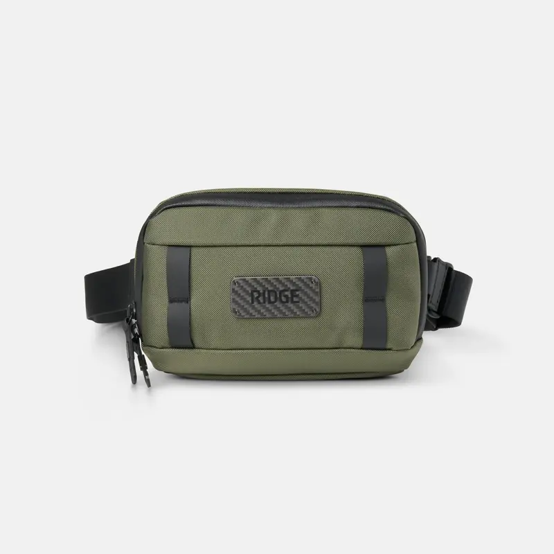 Commuter Sling - Matte Olive 2