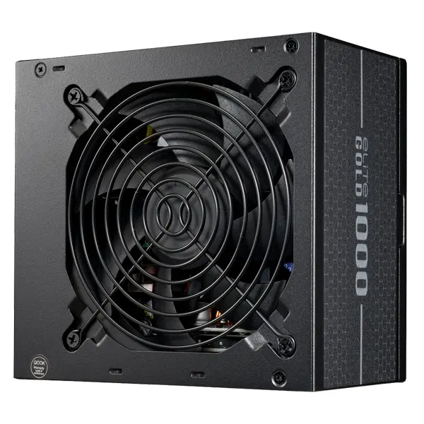 Cooler Master Elite Gold 1000W Atx 12V V3.1 80Plus Gold Certified Fully Modular Power Supply With Dual Eps Connectors, Supports Pcie Gen 5.1 Standards, Active Pfc And 135Mm Fdb Silent Fan – Black Colour 1