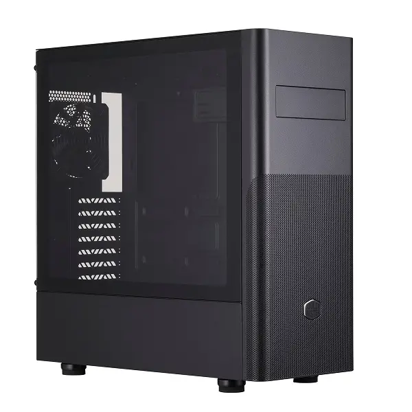 Cooler Master Masterbox Cm695 Atx Case With Tempered Glass Left Side Panel, Built-In 5.2” Optical Disc Drive And 2X 120Mm (Front) + 1X 120Mm (Rear) Pre-Installed Fans – Black Colour 1