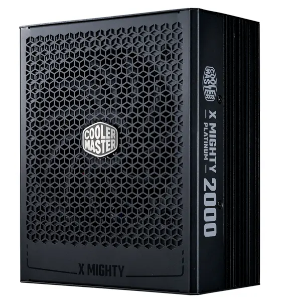 Cooler Master X Mighty Platinum 2000W Atx 12V 3.1 80Plus Platinum Certified Fully Modular Power Supply Supports Dual 12V-2X6 Connectors, Active Pfc And 120Mm Fdb Silent Fan – Black Colour 1
