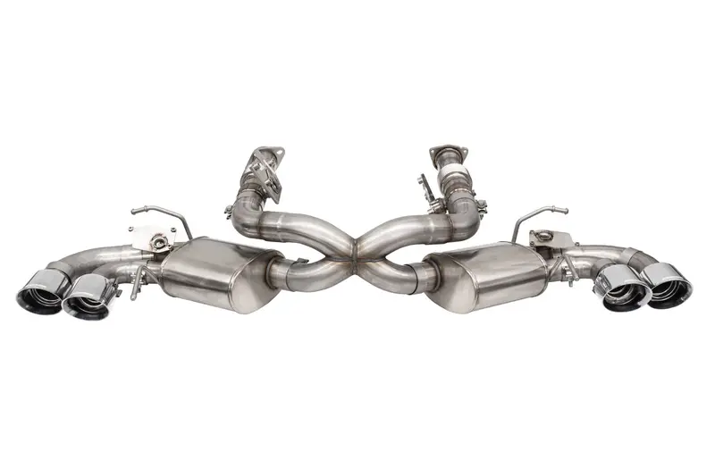 Corsa Performance Cat Back Exhaust System 2020-2024 Chevrolet Corvette C8 (W/Factory Npp) 1