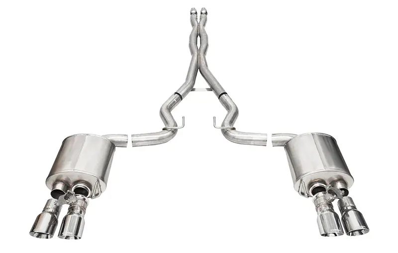 Corsa Performance Cat Back Xtreme Valved 2024 Mustang Gt Coupe 3
