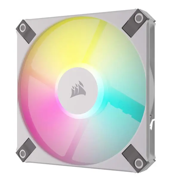 Corsair Co-9050164-Ww Icue Af120 Rgb Slim 120Mm Case Fan - White 1