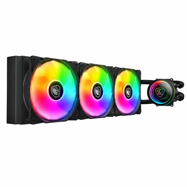 Cougar | Poseidon Elite | Argb Aio | 360Mm | Radiator Cpu Liquid Cooler 1