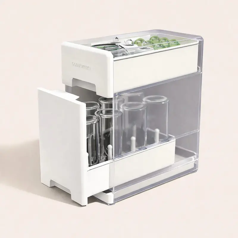 Covered Drying Rack & Organizer 1