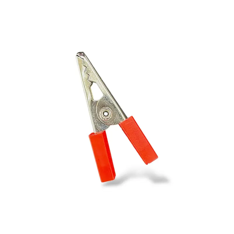 Crocodile Clip Connector Pair Of Red And Black | Alligator Clip Pair For Testing & Diy Projects 2