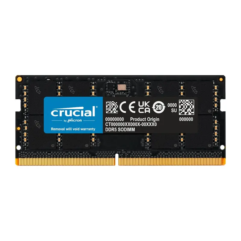 Crucial 64Gb 5600Mhz Ddr5 Sodimm Notebook Memory 1