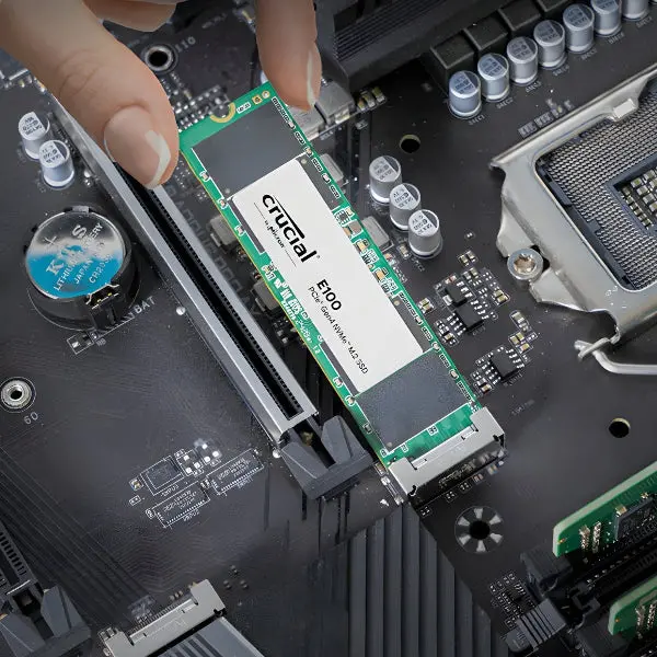 Crucial E100 1Tb Pcie Gen4 2280 Nvme M.2 Ssd 2