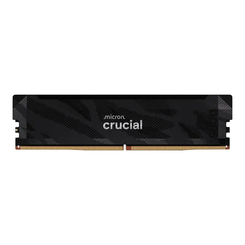 Crucial Pro 16Gb 6400Mhz Ddr5 Desktop Oc Gaming Memory - Black 1