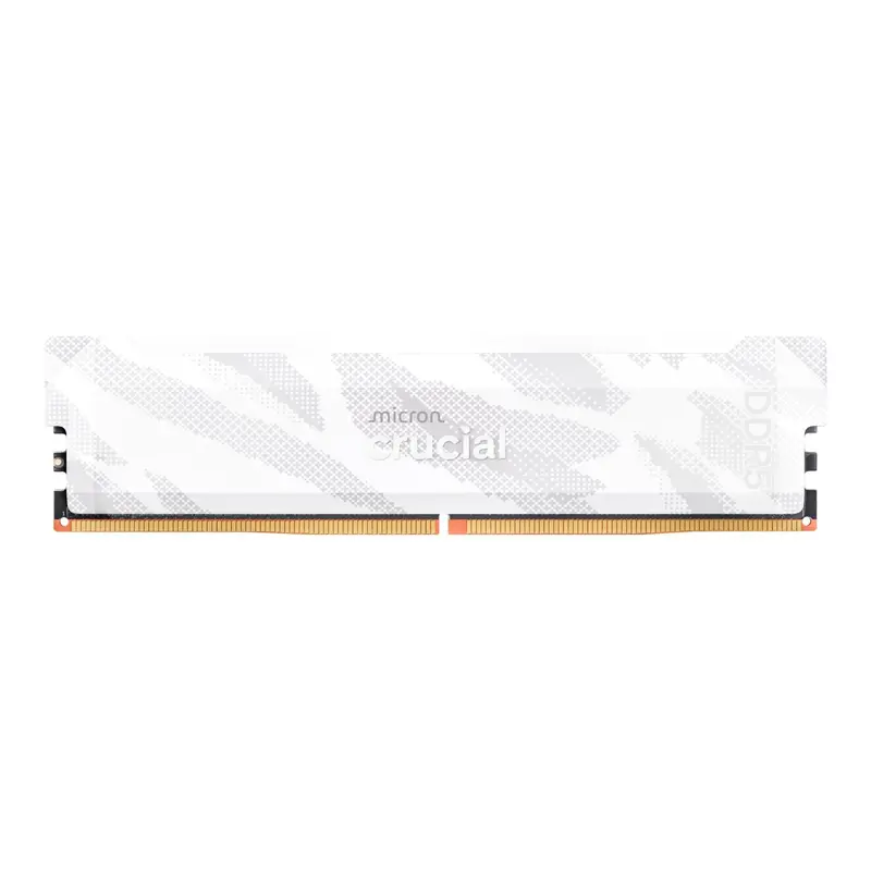 Crucial Pro 16Gb 6400Mhz Ddr5 Desktop Oc Gaming Memory - White 1