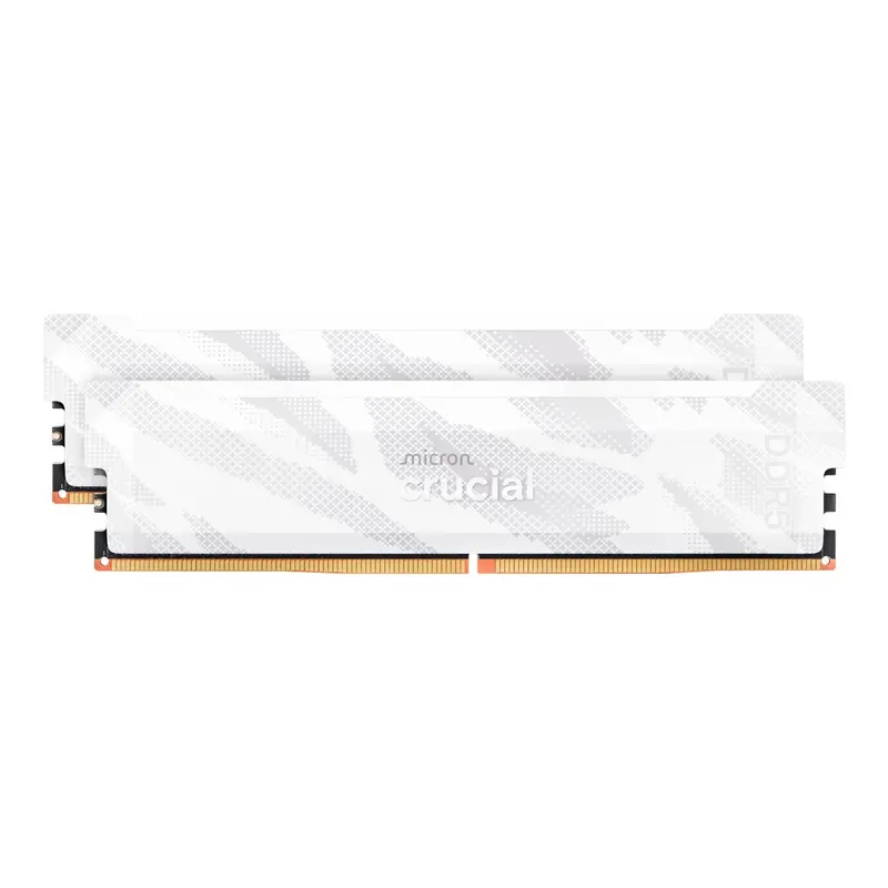 Crucial Pro Overclocking Ddr5-6400 32Gb Desktop Gaming Memory Kit (16Gb X 2) – White 1