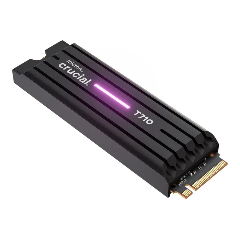 Crucial T710 2Tb M.2 Nvme Gen5 Nand Ssd With Heatsink 2