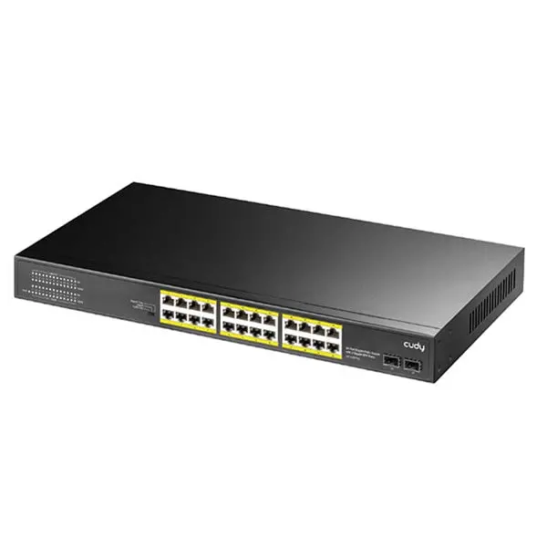 Cudy 24-Port Gigabit Poe+ Unmanaged Switch 1
