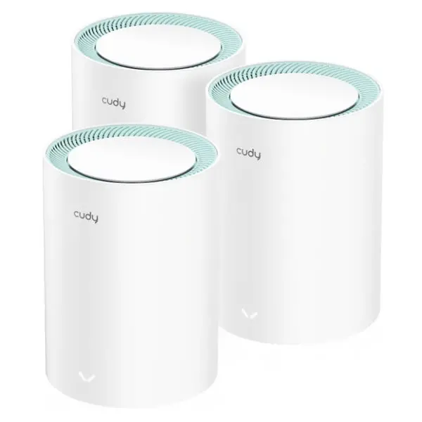 Cudy Ac1200 Wi-Fi Mesh Kit 3 Pack With Gigabit 1