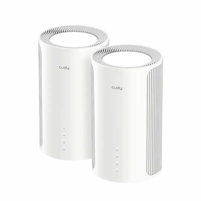 Cudy Be11000 Wi-Fi7 Tri-Band Mesh Wi-Fi System (2 Pack)-White 1