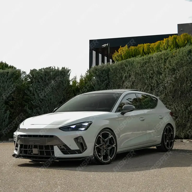 Cupra Leon Facelift 2024 On Front Splitter In Gloss Black 2