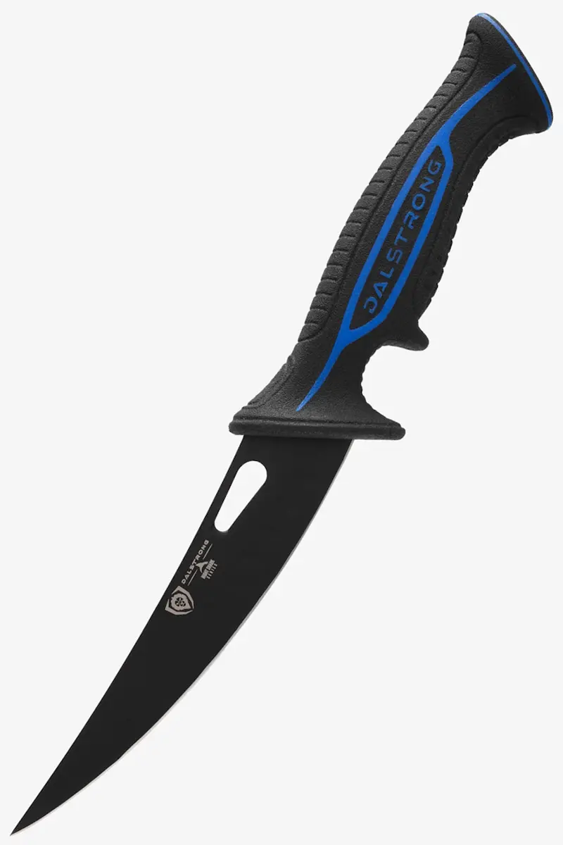 Curved Boning Knife 6" | Night Shark Series | Nsf Certified | Dalstrong © 1