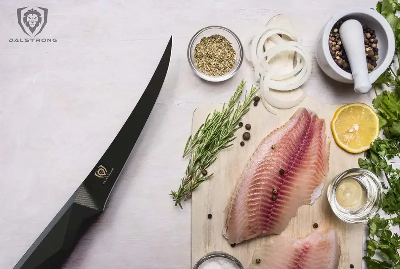 Curved Boning Knife 6" | Shadow Black Series | Nsf Certified | Dalstrong © 2
