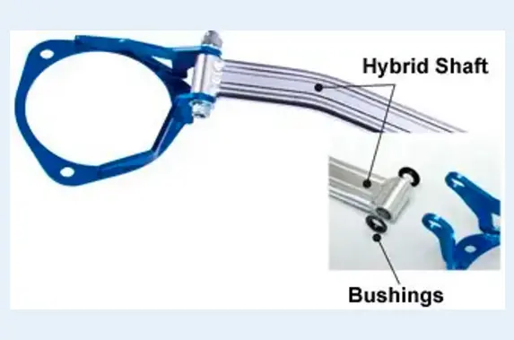 Cusco Hybrid Type Front Strut Tower Bar 2006-2013 Mitsubishi Outlander / 2008-2017 Mitsubishi Lancer Ralliart Awd/Fwd 1