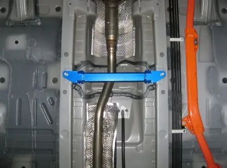 Cusco Power Brace Floor Center 2012-2015 Toyota Prius C 1
