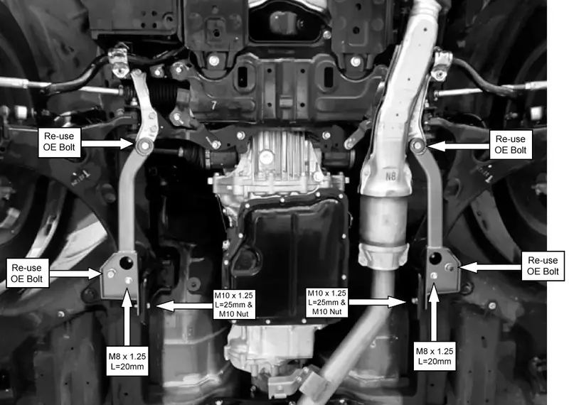 Cusco Power Brace Front Side 2014-2018 Subaru Forester 2
