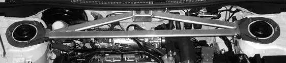 Cusco Type Os 3 Point Front Strut Bar 2001-2007 Mitsubishi Lancer Evolution Vii / Viii Mr / Viii / Ix (Lhd Usdm Only) 2