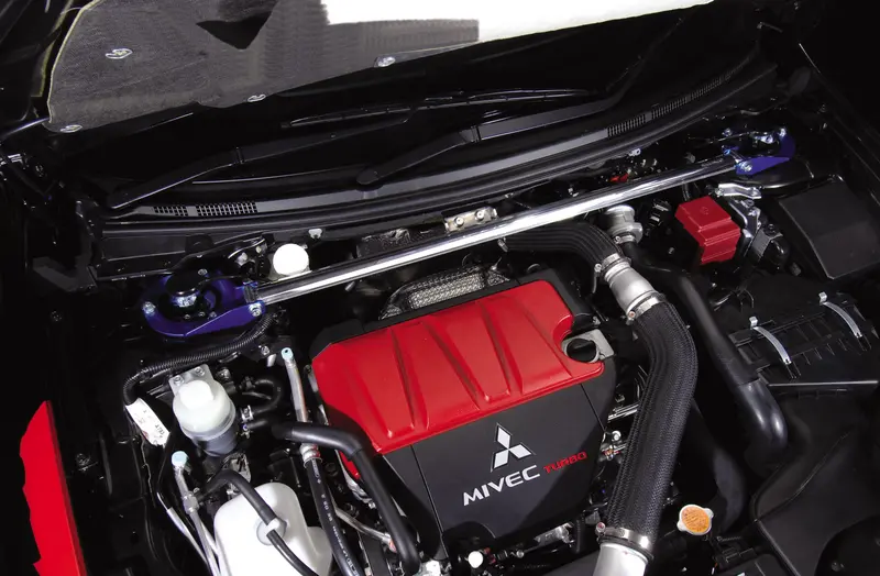 Cusco Type Os Front Strut Bar 2009-2014 Mitsubishi Lancer Sportback/Ralliart / 2008-2016 Mitsubishi Lancer Evolution X 1