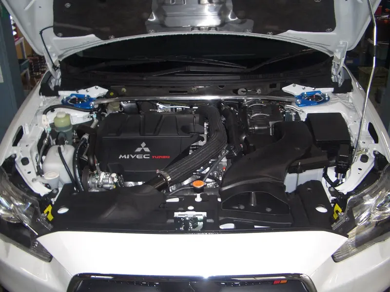Cusco Type Os Front Strut Bar 2011-2013 Mitsubishi Outlander Sport / 2006-2013 Outlander / 2008-2017 Lancer / 2009-2015 Lancer Ralliart 1
