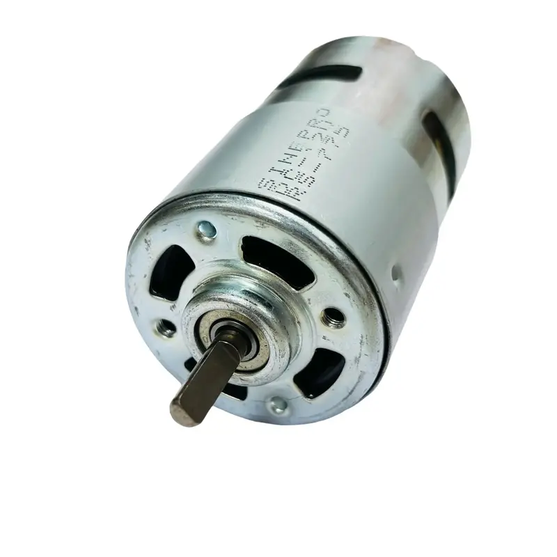 D-Shaft 775 Dc 12V Motor With Original Bearing | High Torque Rs-775 Motor For Robotics, Drill & Diy Projects 1