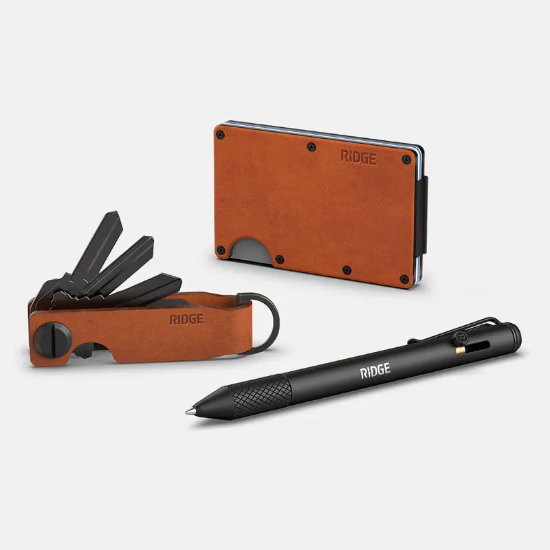 Daily Writer Kit - Tobacco Brown Leather 1