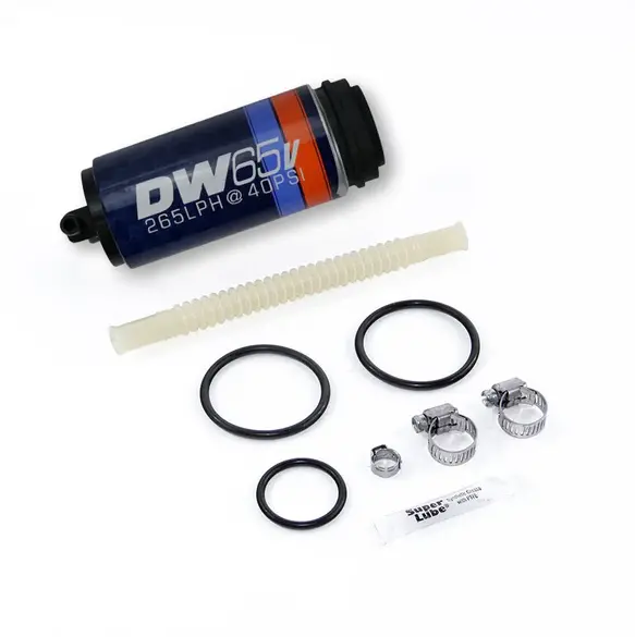 Deatschwerks Dw65v Series 265 Lph Compact In-Tank Fuel Pump W/ Vw/Audi 1.8T Fwd Set Up Kit 1