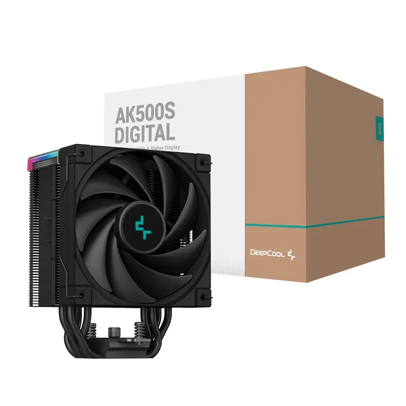 Deepcool Ak500s Digital 120Mm Air Cpu Cooler - Black 1