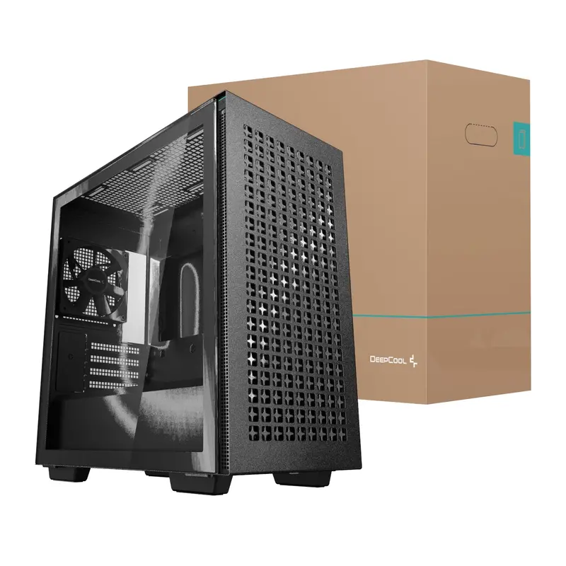 Deepcool Ch370 Micro-Atx Gaming Chassis - Black 1