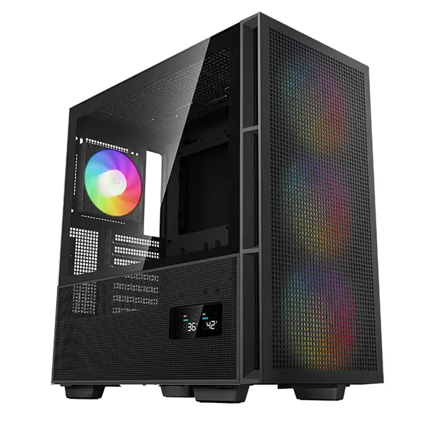 Deepcool | Ch560 | Digital Atx Mid Tower Case Tempered Glass - Black 1