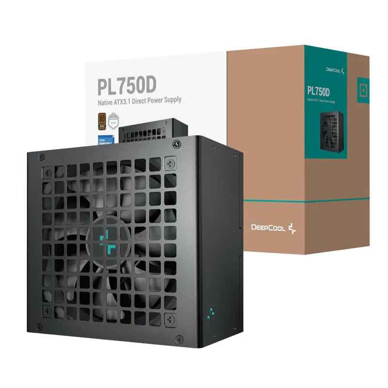 Deepcool Pl750d 750W 80Plus Bronze Atx3.1 Semi-Modular Power Supply 1