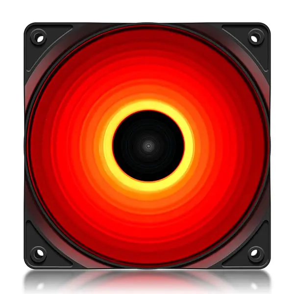 Deepcool | Rf120mm | Case Fan With Built-In High Brightness Red Led 1