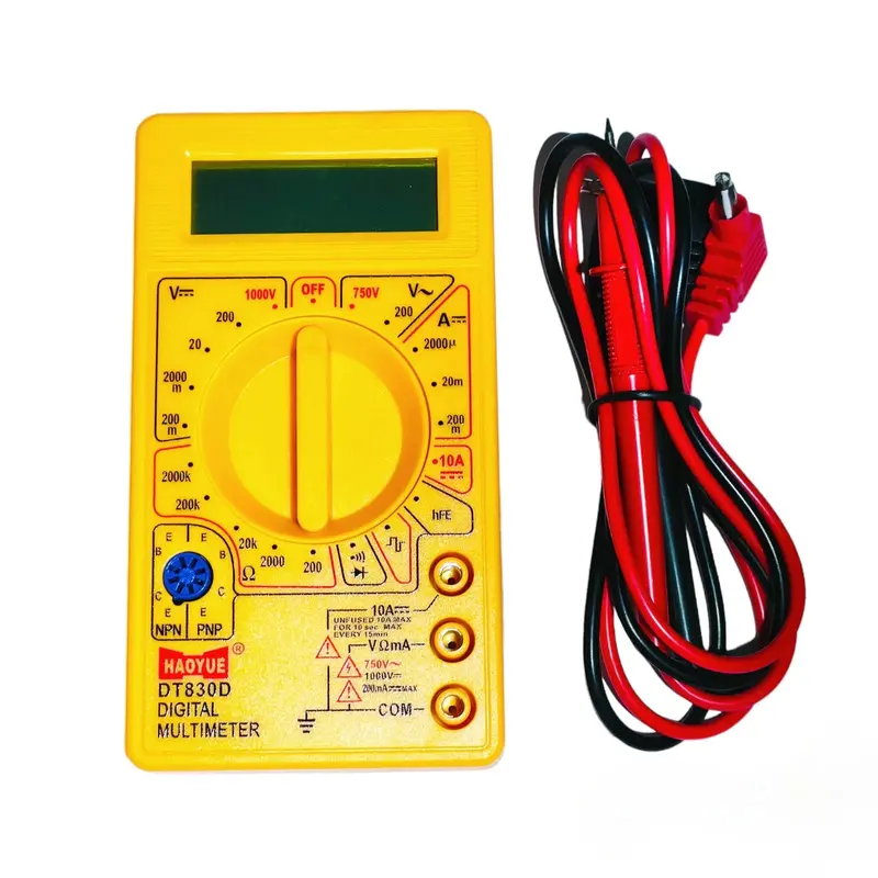 Digital Multimeter Dt830d High Quality – Ac/Dc Voltage, Current & Resistance Tester 1