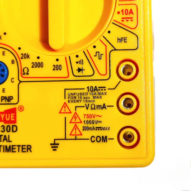 Digital Multimeter Dt830d High Quality – Ac/Dc Voltage, Current & Resistance Tester 2